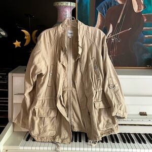 Kensie Tan Utility Jacket for Women
